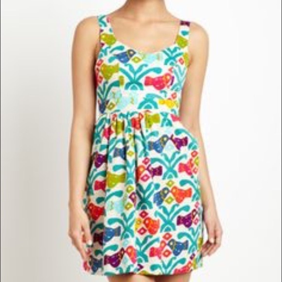 Judith March bird tie back dress - Picture 4 of 8